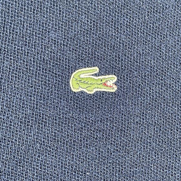 Vintage Chemise Lacoste Cardigan Sweater Men’s Size 6 (XL) Navy Blue Wool Golf - Picture 3 of 8